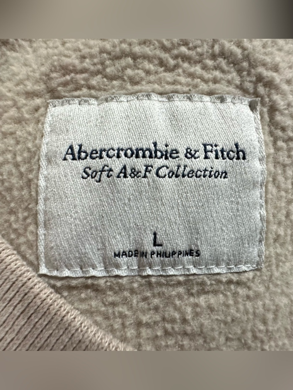 Abercrombie & Fitch CARBS Food and Drink Vintage Sunday Crew Sweatshirt Large - Picture 8 of 12